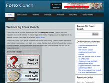 Tablet Screenshot of forexcoach.nl